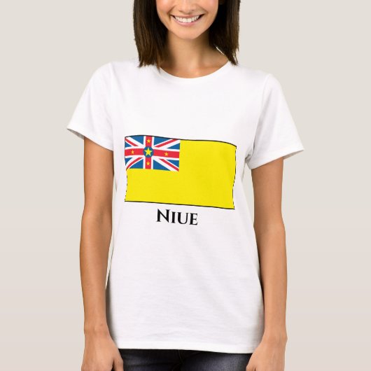ニウエ国旗 Tシャツ (正面)