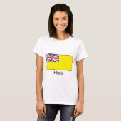 ニウエ国旗 Tシャツ (正面フル)