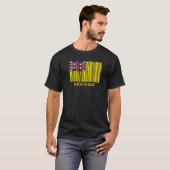 ニウエ製フラグバーコード Tシャツ (正面フル)