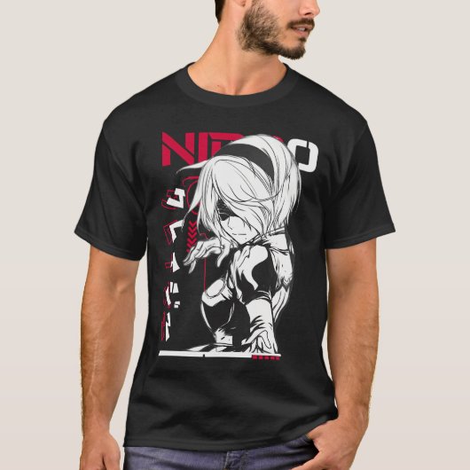 ニエオートマトン2B Tシャツマスク Tシャツ (正面)