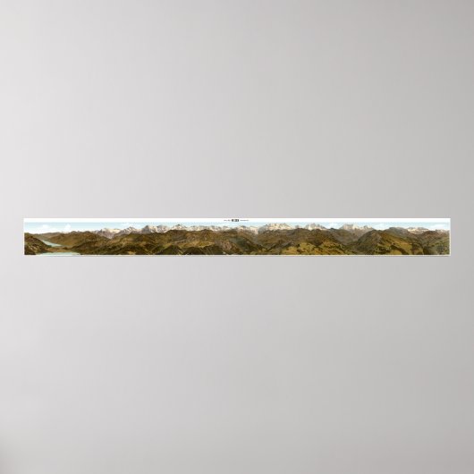 ニエセンスイスアルプス360°ポスター ポスター (正面)