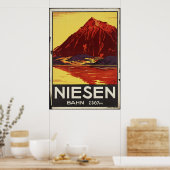 ニエセンバーンヴィンテージ旅行ポスター広告レトロプリント ポスター (キッチン)