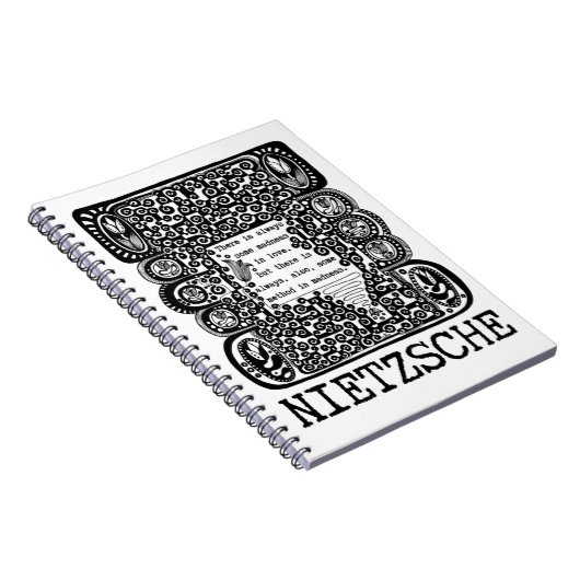 ニエッツェによるMADNESS哲学引用文の方法 ノートブック (右側)