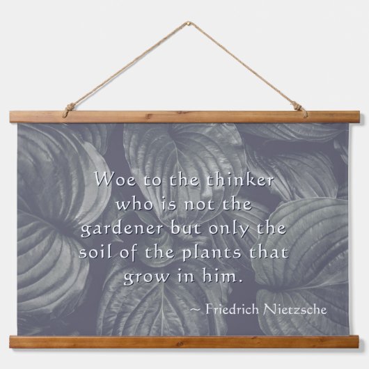 ニエッパーソナライズされたシェホスタ離れズ 吊り下げ型タペストリー (正面)