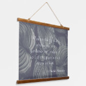 ニエッパーソナライズされたシェホスタ離れズ 吊り下げ型タペストリー (傾斜あり)