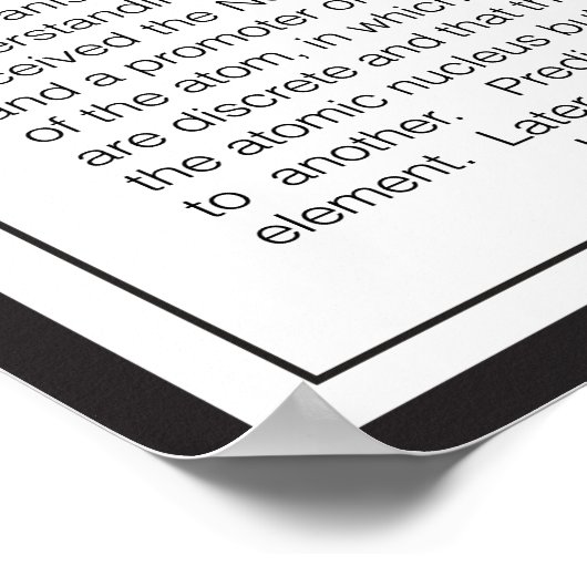 ニエルスボーア ポスター (角)