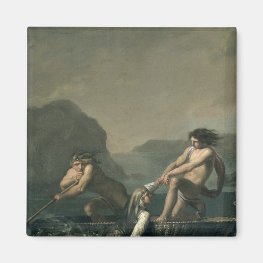 『ニエルス・クリムの地下の旅』のシーン マグネット (正面)