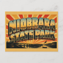 ニオブララ州立公園 ネブラスカ州 リバー・ブラフ・プレーリー ポストカード