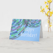 ニオンズハッピーバースデー! カード (黄色い花)