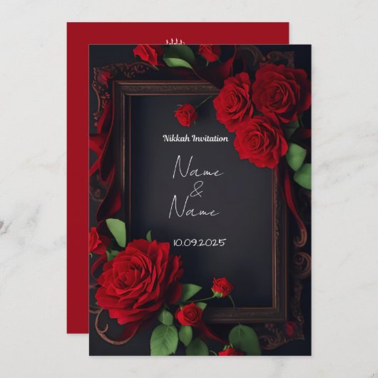 ニカの招待 招待状 (正面/裏面)