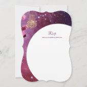 ニカの結婚式の招待 |イスラームモダンワリマ 招待状 (裏面)