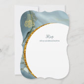 ニカの結婚式の招待 |イスラームモダンワリマ 招待状 (裏面)