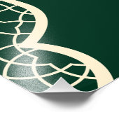 ニカへようこそ – イスラーム結婚のサイン フォトプリント (角)