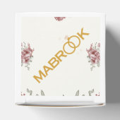 ニカハ・マブローク　ムスリムの結婚式の引き出物 フェイバーボックス (上部)