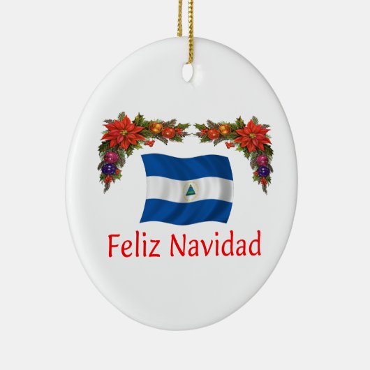 ニカラグアのクリスマス セラミックオーナメント (右)