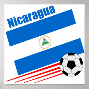 ニカラグアのサッカーチーム ポスター