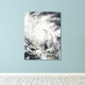 ニカラグアのハリケーンIda キャンバスプリント (インサイチュ (ウッドフロア))