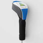 ニカラグアのバンデラ ゴルフヘッドカバー (アングル)