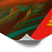 ニカラグアのヴィンテージ旅行ポスター ポスター (角)