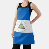 ニカラグアの国旗 エプロン (インサイチュ)