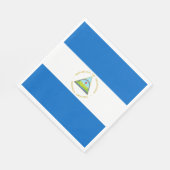 ニカラグアの国旗 スタンダードランチョンナプキン (角)