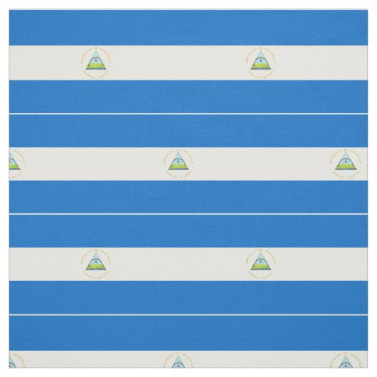 ニカラグアの国旗 ファブリック (見本)