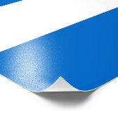 ニカラグアの国旗 フォトプリント            (角)