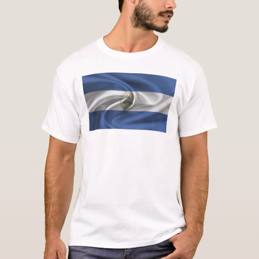 ニカラグアの国旗 Tシャツ (正面)