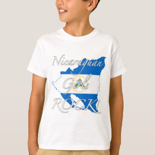 ニカラグアの女の子の石! Tシャツ