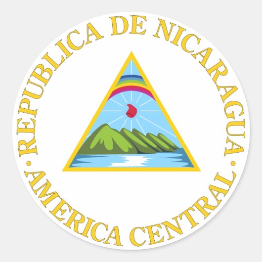 ニカラグアの紋章 ラウンドシール (正面)
