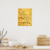 ニカラグアパノラミックスニカラグア ポスター (キッチン)