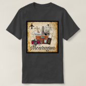 ニカラグア世界旅行土産旅行先 Tシャツ (デザイン正面)
