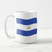 ニカラグア国旗のマグカップ コーヒーマグカップ (左)