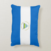 ニカラグア国旗 アクセントクッション (裏面(縦))