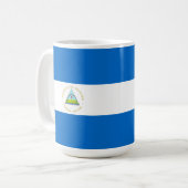 ニカラグア国旗 コーヒーマグカップ (正面左)