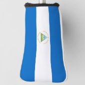 ニカラグア国旗 ゴルフヘッドカバー (回転90)