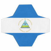 ニカラグア国旗 サッカーボール (フラット)