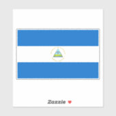 ニカラグア国旗 シール (シート)