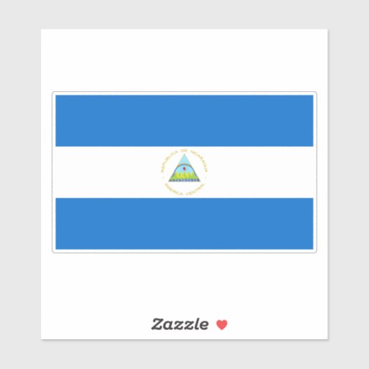 ニカラグア国旗 シール (シート)