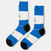 ニカラグア国旗 ソックス (左)