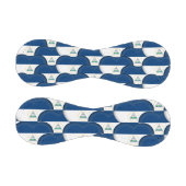 ニカラグア国旗、ハート – ベースボール、ニカラグア大好き 野球ボール (パネル)