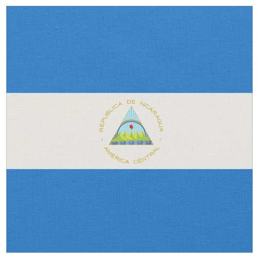ニカラグア国旗 ファブリック (クローズアップ)