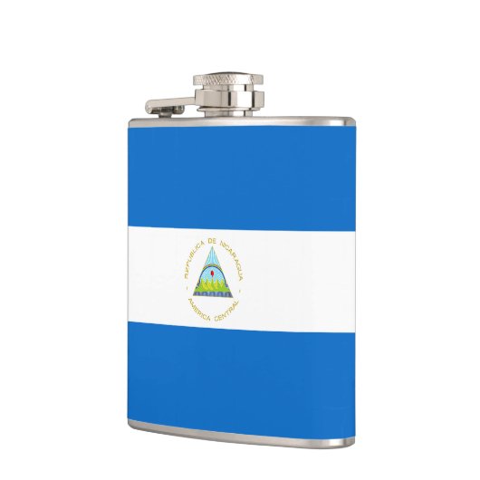 ニカラグア国旗 フラスク (左)