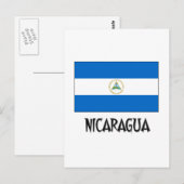 ニカラグア国旗 ポストカード (正面/裏面)