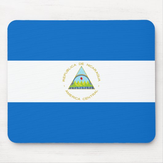 ニカラグア国旗 マウスパッド (正面)