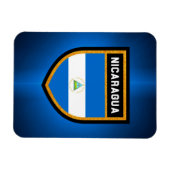 ニカラグア国旗 マグネット (横)