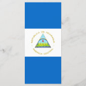 ニカラグア国旗 メニュー (裏面)