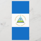 ニカラグア国旗 メニュー (正面)