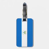 ニカラグア国旗 ラゲッジタグ (裏面縦)
