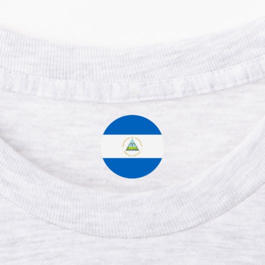 ニカラグア国旗 ラベル (貼付)